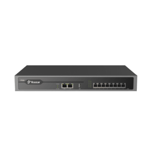Conmutador Enterprise Modular Yeastar 50 Extensiones,10 Llamadas simultaneas, Call Center Integrado, Transcripción con Inteligencia Artificial, Reportes Avanzados, Hasta 8 puertos fxo/fxs (no incluidos)