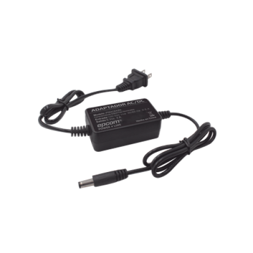 Adaptador 5 Vcc / 2A / UL / Voltaje de Entrada de 100-240 Vca / Para uso, solo en lectores biométricos de 5 Vcc de la marca ZK