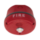 Sirena con Lámpara LED Estroboscópica / Montaje en Techo / Nivel de Candelas Seleccionable / Color Rojo / Nuevo Diseño Moderno y Elegante / Menor Consumo de Corriente / Uso exterior Sirena con Lámpara LED Estroboscópica / Montaje en Techo / Nivel de Candelas Seleccionable / Color Rojo / Nuevo Diseño Moderno y Elegante / Menor Consumo de Corriente / Uso exterior