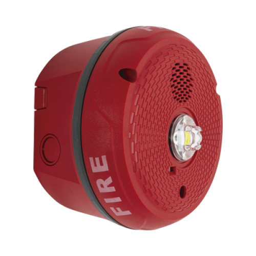 Sirena con Lámpara LED Estroboscópica / Montaje en Techo / Nivel de Candelas Seleccionable / Color Rojo / Nuevo Diseño Moderno y Elegante / Menor Consumo de Corriente / Uso exterior Sirena con Lámpara LED Estroboscópica / Montaje en Techo / Nivel de Candelas Seleccionable / Color Rojo / Nuevo Diseño Moderno y Elegante / Menor Consumo de Corriente / Uso exterior