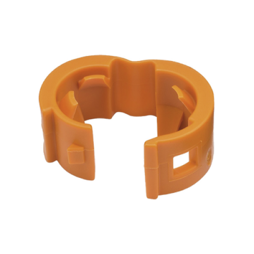 Kit de 25 Clips de Identificación Para Patch Cords, Compatible con Diámetros de 4.7 a 7.8 mm (0.19 a 0.31 Pulgadas), Color Naranja