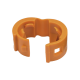 Kit de 25 Clips de Identificación Para Patch Cords, Compatible con Diámetros de 4.7 a 7.8 mm (0.19 a 0.31 Pulgadas), Color Naranja