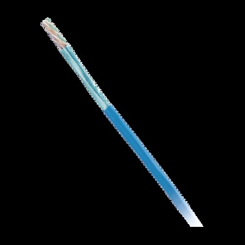 Bobina de Cable Blindado F/UTP de 4 Pares, Cat6, LSZH (Libre de Gases Tóxicos), Color Azul, 305 Metros (1000 Pies)