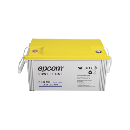Batería de GEL PURO OPzV / 12 V @ 100 Ah / Ciclo profundo / Uso en Aplicaciones Fotovoltaicas y de Respaldo