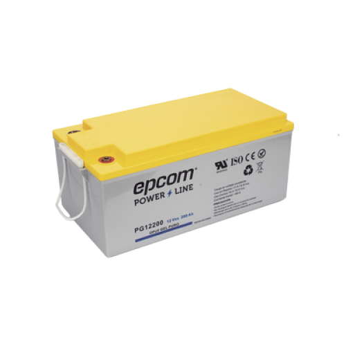 Batería de GEL PURO OPzV / 12 V @ 200 Ah / Ciclo profundo / Uso en Aplicaciones Fotovoltaicas y de Respald