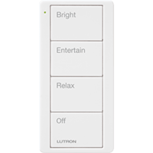 Control remoto inalambrico PICO, con escenas predefinidas para espacio en sala..