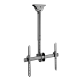 Soporte de Techo para Pantallas | Compatibilidad VESA 200x200 a 600x400 | Pantallas Hasta 70 Pulgadas | Capacidad de Carga 50 kg | Inclinación Vertical 0° a -25° | Rotación Horizontal 360° | Ajuste de Nivel ±3°