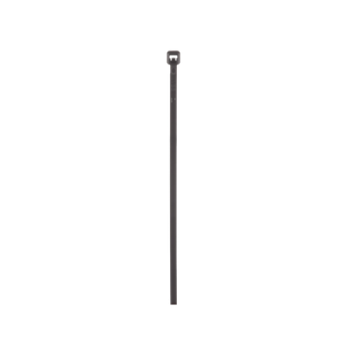 Cincho de Nylon 6.6 de Bloqueo, 203 mm largo x 2.5mm ancho, Color Negro, Exterior Resistente a Rayos UV, Paquete de 100pz