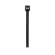 Cincho de Nylon 6.6 de Bloqueo, 203 mm largo x 2.5mm ancho, Color Negro, Exterior Resistente a Rayos UV, Paquete de 1000pz
