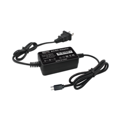 Cargador Micro-USB Profesional de 5 Vcc, 2.5 A para Celulares, Tabletas y Radio PKT-03 / Voltaje de Entrada de 100-240 Vca