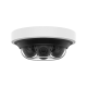 Camara IP Multisensor 16MP (4 Sensores de 4MP)/ WDR 120DB/ Lente fijo 3.19mm/ Inteligencia Artificial/ POE+/ IP66/ NEMA 4X/ IK10/ MICROSD/ IR 15M/ NDAA