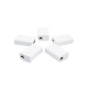 5 Unidades del Adaptador PoE Ubiquiti de 24 VDC, 1.0 A con puerto Gigabit, color blanco