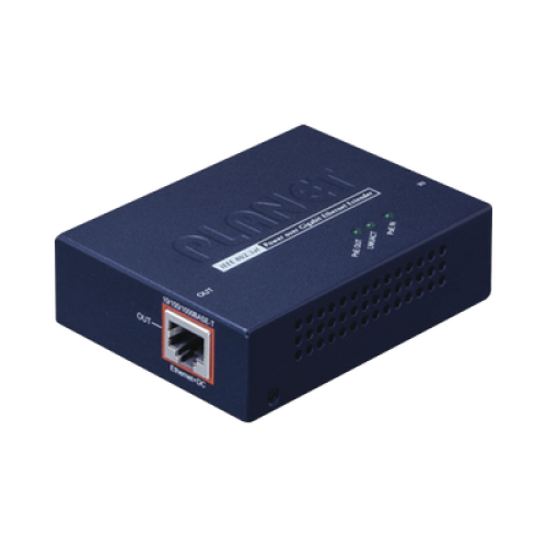 Extensor PoE+ / Hasta 100 m / Entrada PoE+ Gigabit 802.3 at y Salida PoE+ Gigabit 802.3 af / at / Interior 