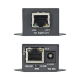 Transmisor PoE/PoE+ Para Uso con Receptor POEXRX1, Hasta 610 Metros (2000 ft) con Cable Cat5e o Cat6, 10/100Mbps