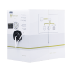 Cable Cat5e de Alto Rendimiento Certificaciones ETL, UL, de 152.5 Metros (500 Pies) de Color Blanco, para Aplicaciones en Video Vigilancia, Redes de Datos. Uso Interior.