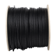 Bobina de Cable FTP con Mensajero de Acero de 305 Metros (1000 Pies) Cat6+ Calibre 23, Color Negro, para Aplicaciones en Video Vigilancia y Redes de Datos / Uso en Intemperie y Aplicaciones Aéreas