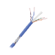 Cable Cat6+ Calibre 23 Alto Rendimiento, ETL, UL, Color Azul, de 100 Metros (328.08 Pies), Super Flexible, para Aplicaciones de CCTV, Video HD, y Redes de Datos.
