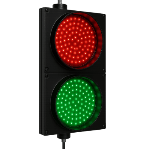Semáforo / Señalización Rojo y Verde / Diametro 20 cm.