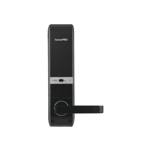 Cerradura inteligente para puertas con doble cerrojo/teclado Touch Screen, Apertura con tarjeta Mifare /Contraseña y Llave de emergencia 