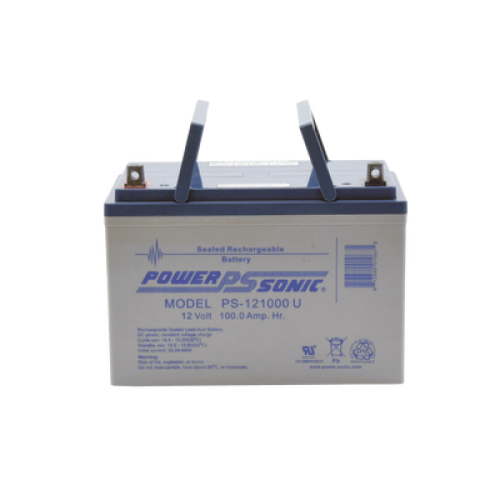 Batería 12V, 100AH, Para Respaldo, Tecnologías AGM/VRLA, 10-12 Años Vida Útil, Terminales U, Reconocida UL Batería 12V, 100AH, Para Respaldo, Tecnologías AGM/VRLA, 10-12 Años Vida Útil, Terminales U, Reconocida UL