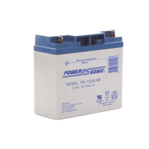Batería 12V, 20AH, Para Respaldo, Tecnologías AGM/VRLA, 5 Años Vida Útil, Terminales NB2, Reconocida UL  