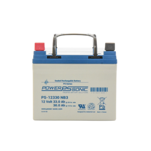 Batería 12V, 33AH, Para Respaldo, Tecnologías AGM/VRLA, 5 Años Vida Útil, Terminales NB3, Reconocida UL  