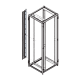 Organizador Vertical de Cables Rack 45 UR / Acero Negro / Sección 95x208 mm / Capacidad 726 Cables / Fijación Flecha 1.75 pulg