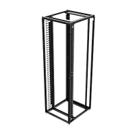 Organizador Vertical de Cables Rack 45 UR / Acero Negro / Sección 95x208 mm / Capacidad 726 Cables / Fijación Flecha 1.75 pulg