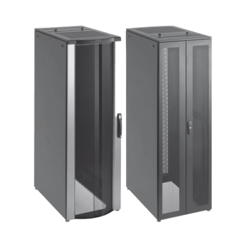 Gabinete de Telecomunicaciones de 42 UR ProLine FloTek, 600 mm de Ancho, 1000 mm de Profundidad, Color Negro