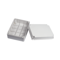 Gabinete de Plástico IP55 (190 X 240 X 95 mm). Protección EMI. Para Instalaciones Comerciales, Residenciales e Industriales. Incluye Tornillería para su Tapa. Gabinete de Plástico IP55 (190 X 240 X 95 mm). Protección EMI. Para Instalaciones Comerciales, Residenciales e Industriales. Incluye Tornillería para su Tapa.