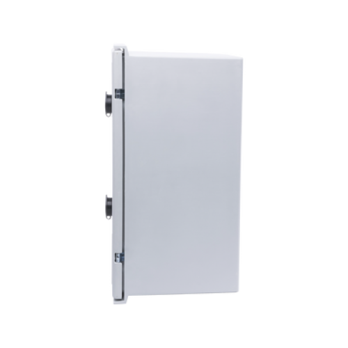Gabinete de Poliéster IP65 Uso en Intemperie (300 x 400 x 200 mm) con Placa Trasera Interior de Plástico (Incluye Chapa y Llave).
