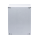 Gabinete de Poliéster IP65 Uso en Intemperie (300 x 400 x 200 mm) con Placa Trasera Interior de Plástico (Incluye Chapa y Llave).