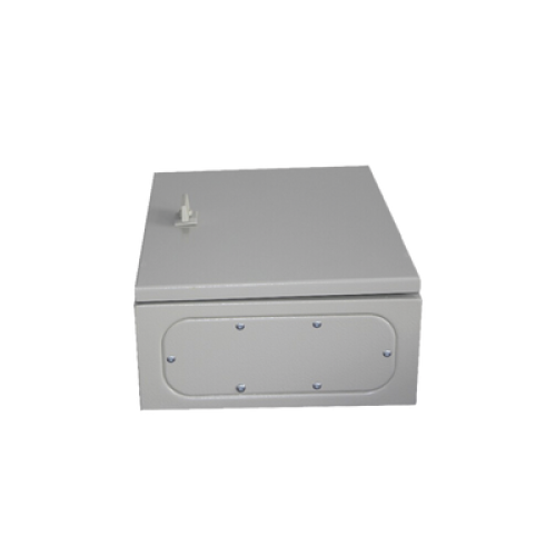 Gabinete de Acero IP66 Uso en Intemperie (400 x 400 x 200 mm) con Placa Trasera Interior de Metal y Compuerta Inferior Atornillable (Incluye Chapa y Llave T).
