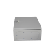 Gabinete de Acero IP66 Uso en Intemperie (400 x 400 x 200 mm) con Placa Trasera Interior de Metal y Compuerta Inferior Atornillable (Incluye Chapa y Llave T).
