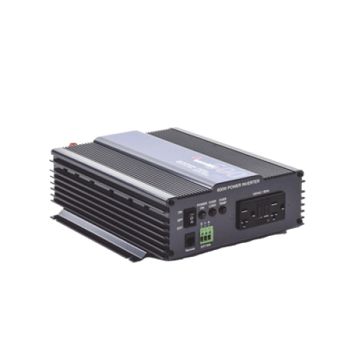 Inversor de Corriente Onda Pura 600W, Entrada 24 Vcc, Salida 120 Vca Inversor de Corriente Onda Pura 600W, Entrada 24 Vcc, Salida 120 Vca