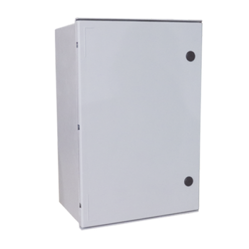 Gabinete de Poliéster IP55 Uso en Exterior (800 x 1000 x 300 mm) con Placa Trasera Interior de Plástico (Incluye Chapa y Llave).