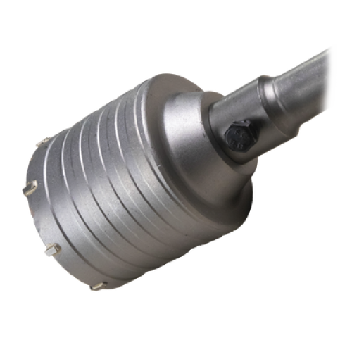 Broca Pasamuros SDS, Sacabocado para Concreto de 65mm con Extensión de 220mm 