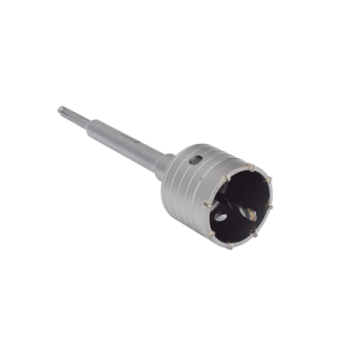 Broca Pasamuros SDS, Sacabocado para Concreto de 65mm con Extensión de 220mm 