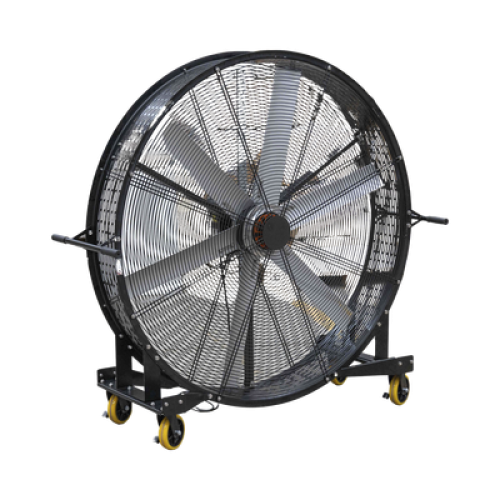Ventilador Industrial Móvil Ultra Silencioso de 1.5 m y 127 Vca, Ideal para Almacenes, Hangares, Líneas de Producción, Gimnasios