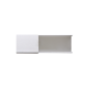 Canaleta blanca sin división, de PVC auto extinguible, 48 x 16 x tramo 2.5m (6101-01260