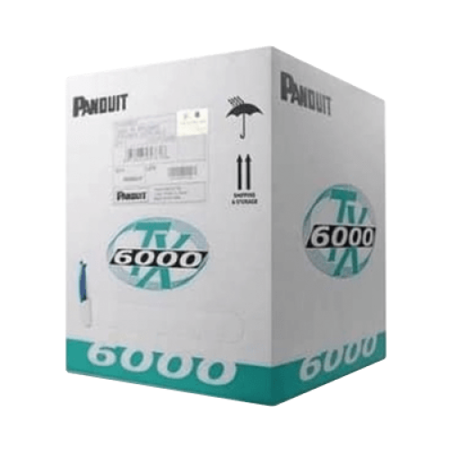 Bobina de Cable UTP 305 Metros (1000 Pies) de Cobre, TX6000? PanNet, Reelex, Amarillo, Categoría 6 Mejorado (23 AWG), PVC (CM), de 4 Pares