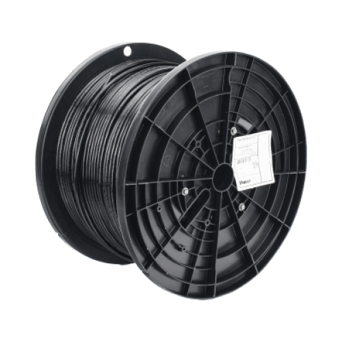 Bobina de Cable UTP de 4 Pares OSP (Planta Externa), Cat6 de Rango Extendido, 22 AWG, Color Negro, 305 Metros (1000 Pies).