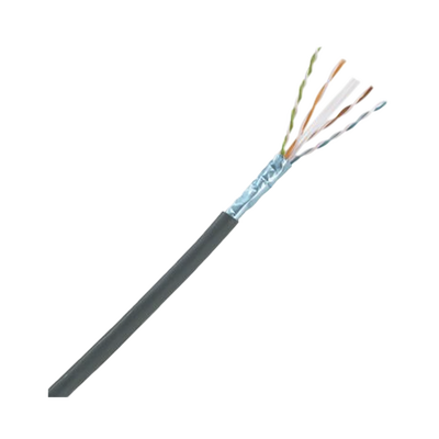 Bobina de Cable Planta Externa con Gel, de 4 Pares, Cat6A, UTP, Color Negro, 305 Metros (1000 Pies)