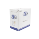 Bobina de Cable UTP de 4 Pares, Cat6 de Rango Extendido, 22 AWG, CMP (Plenum), Color Azul, 305 Metros (1000 Pies)