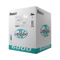 Bobina de Cable UTP 305 Metros (1000 Pies) de Cobre, TX6000? PanNet, Reelex, Blanco, Categoría 6 Mejorado (23 AWG), PVC (CMR, Riser), de 4 Pares