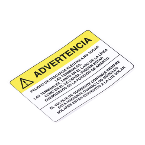 Etiqueta de Videovigilancia en Vinil Adhesivo Mate / Paquete con 10 Etiqueta de Videovigilancia en Vinil Adhesivo Mate / Paquete con 10