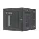 Gabinete PanZone de Montaje en Pared, de 19in, Puerta Perforada, 12 UR, 762mm de Profundidad, Color Negro