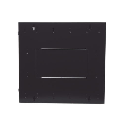Gabinete PanZone de Montaje en Pared, de 19in, Puerta con Ventana de Seguridad, 12 UR, 762mm de Profundidad, Color Negro