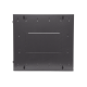 Gabinete PanZone de Montaje en Pared, de 19in, Puerta Ventilada, 12 UR, 635mm de Profundidad, Color Negro