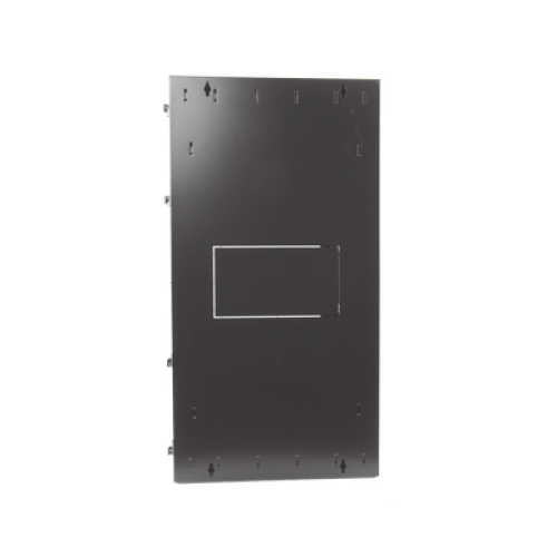 Gabinete PanZone de Montaje en Pared, de 19in, Puerta con Ventana de Seguridad, 26 UR, 635mm de Profundidad, Color Negro